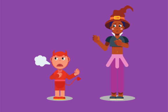 A Witch and a Devil: A Designer's Halloween Review