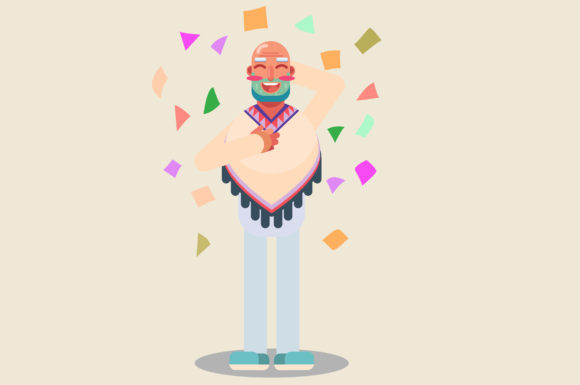 Characters of Cheerful Tribal Chief