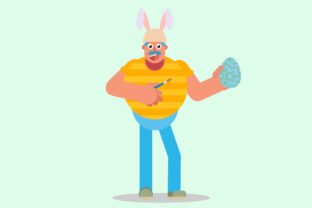 Easter Character Illustration