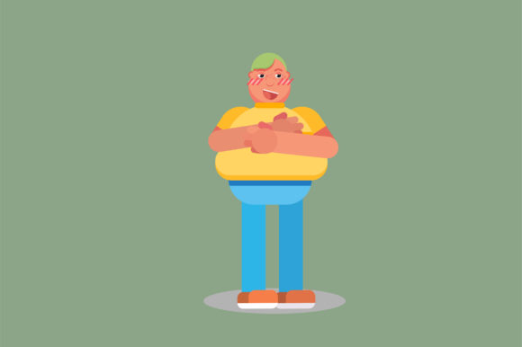 Funny Character - a Boy