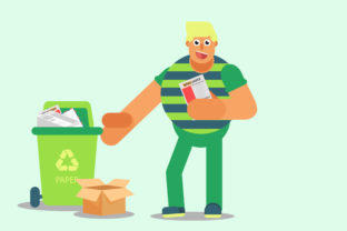 Good Secondhand Vector Illustration
