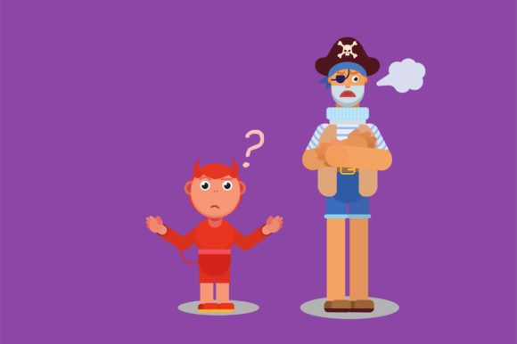 Halloween Characters Vector Illustration