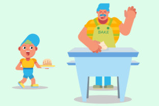 Happy Character Illustration