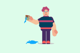 Technician Character Vector Illustration