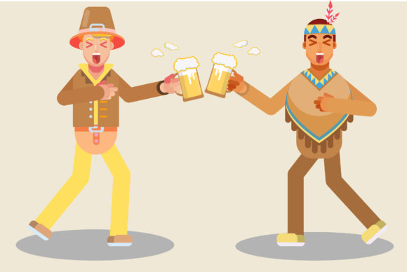 Thanksgiving Character-a Toast Together 3