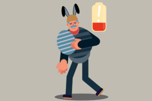 Unique Character Vector Illustration
