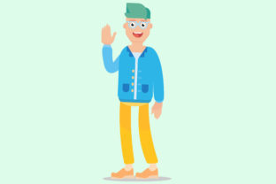 Young Boy Vector Illustration